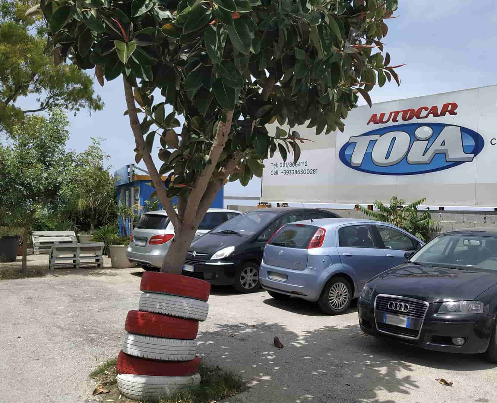 Parcheggi all'aperto Autocar Toia - Aeroporto Palermo